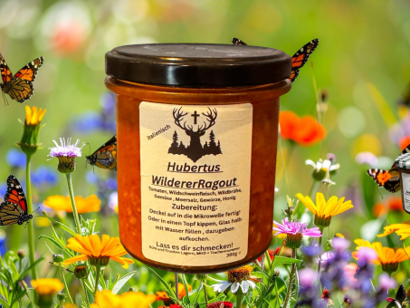 Hubertus Wilderer Ragout (Bolognese) – Wildschwein-Sugo im Glas (280g) 