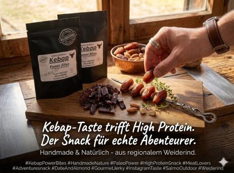 Beef-Snack „Döner-Style“ | 100% Rind | High Protein & Low Carb | Handarbeit 