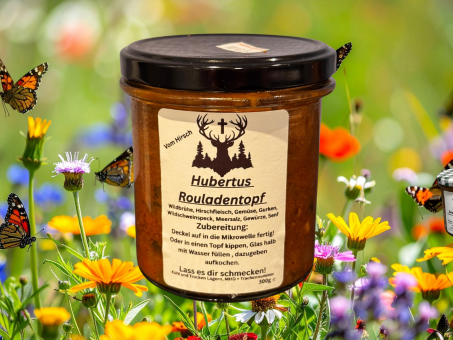 Hubertus Rouladentopf vom Hirsch – Herzhafte Wildspezialität im Glas 